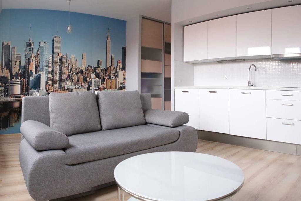 Studio de 35 m² en Appartement avec 1 salle Poznań Extérieur photo