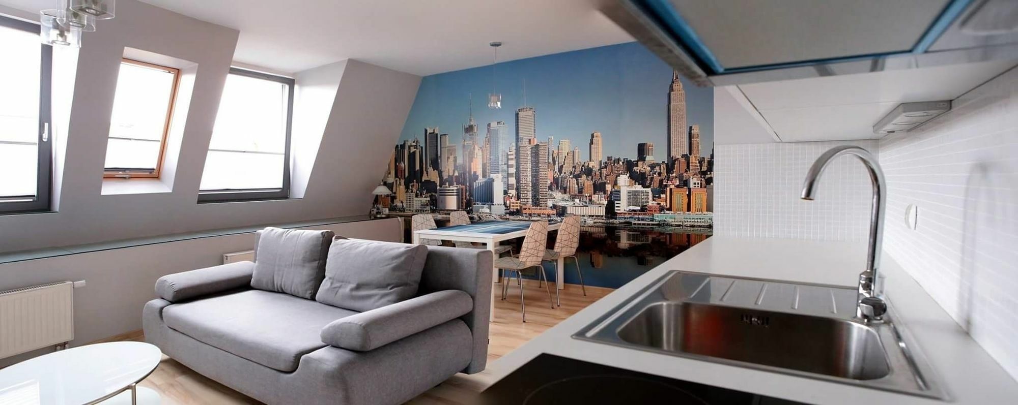 Studio de 35 m² en Appartement avec 1 salle Poznań Extérieur photo